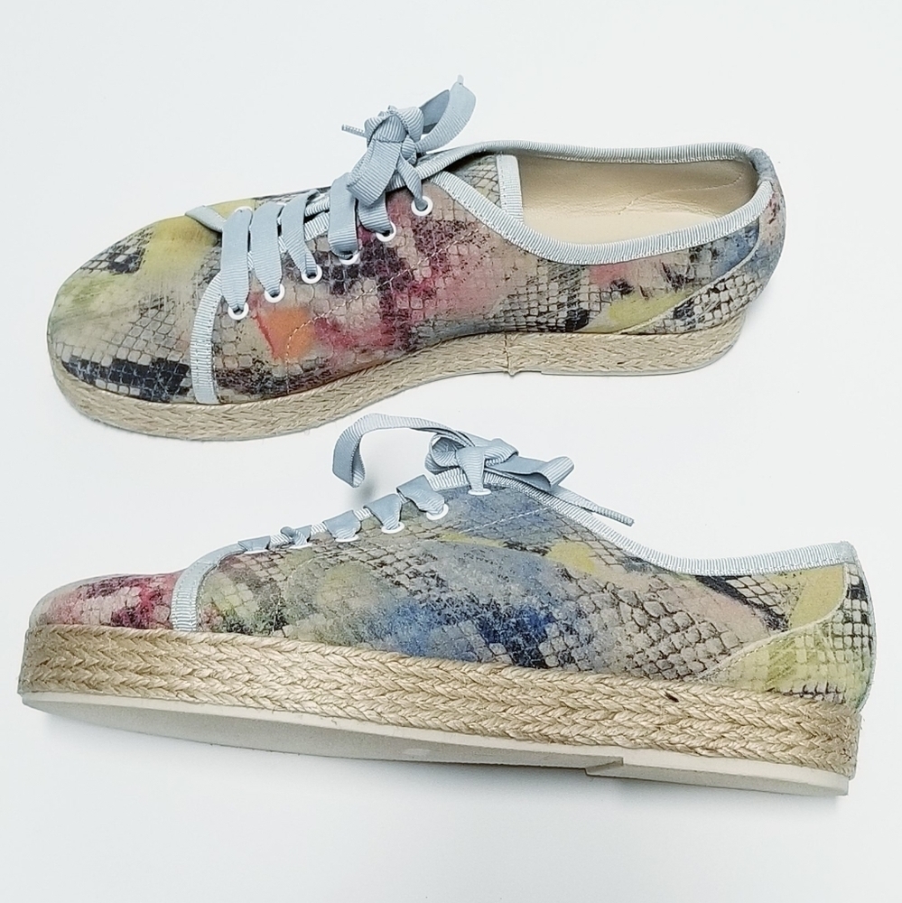 Sundance Leather Espadrille Sneakers‎